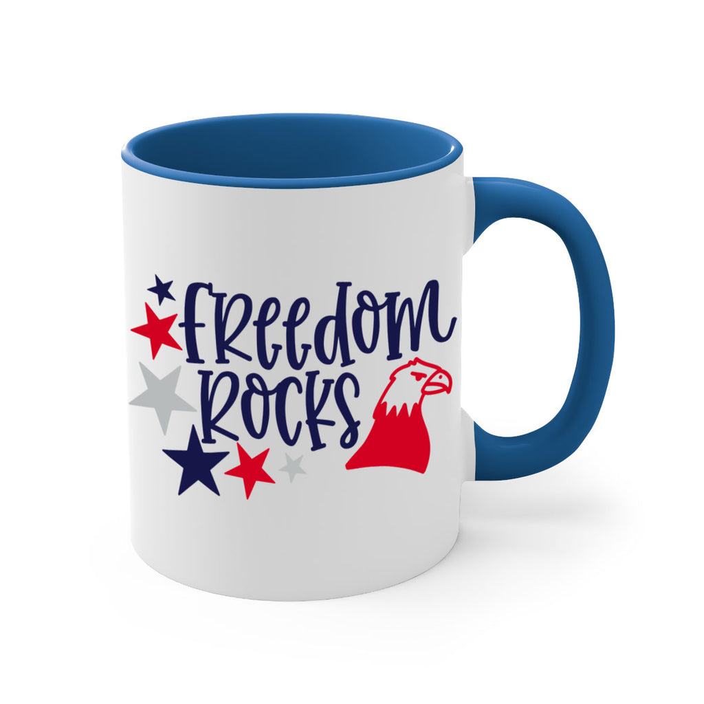 Freedom Rocks Style 148#- 4th Of July-Mug / Coffee Cup