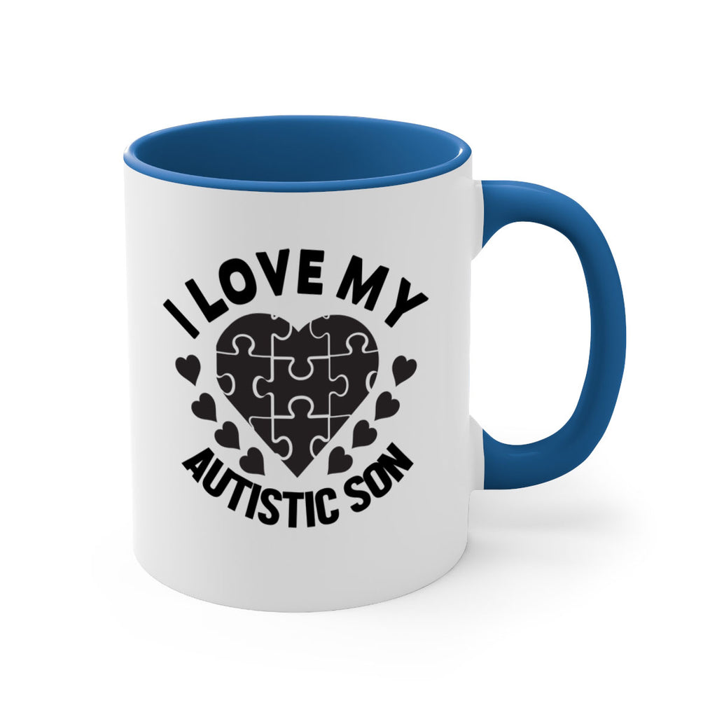 I love my Style 46#- autism-Mug / Coffee Cup