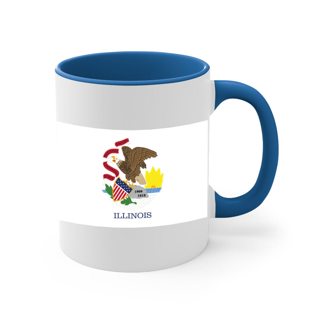 Illinois 39#- Us Flags-Mug / Coffee Cup