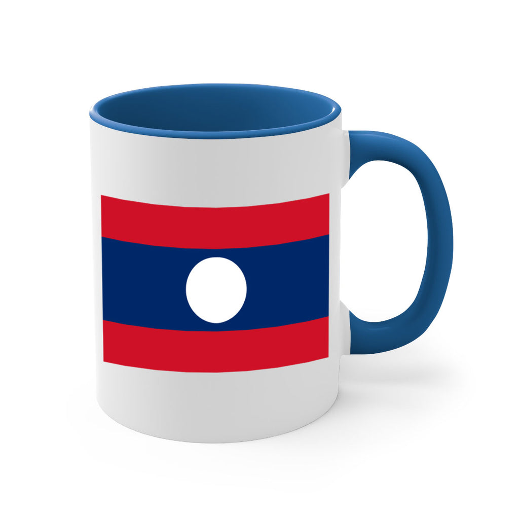 Laos 105#- world flag-Mug / Coffee Cup