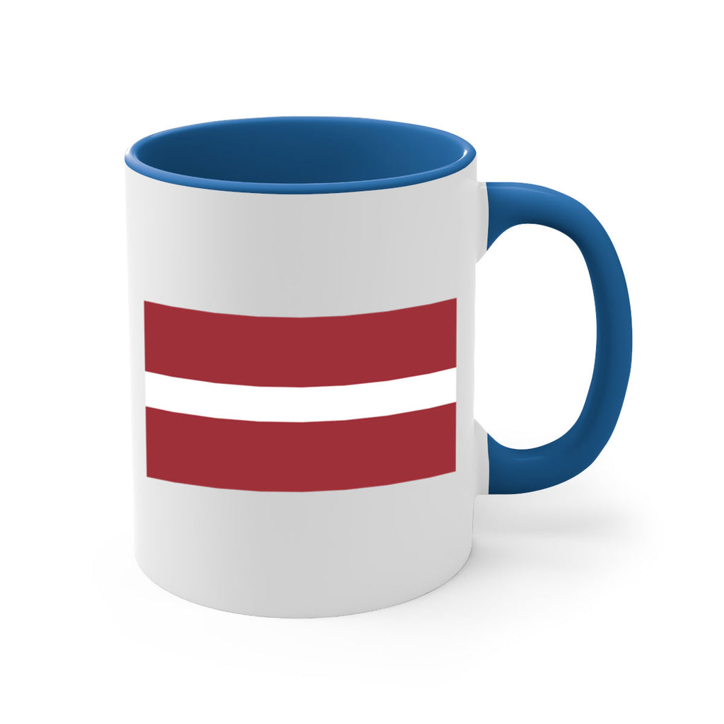 Latvia 104#- world flag-Mug / Coffee Cup