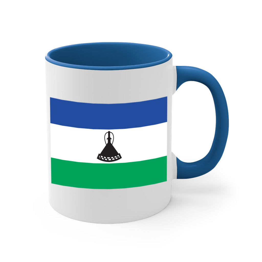 Lesotho 102#- world flag-Mug / Coffee Cup