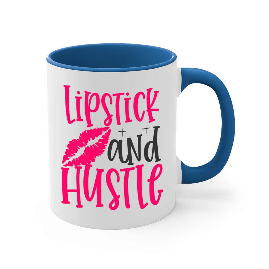 Lipstick and Hustle design Style 230#- makeup-Mug / Coffee Cup