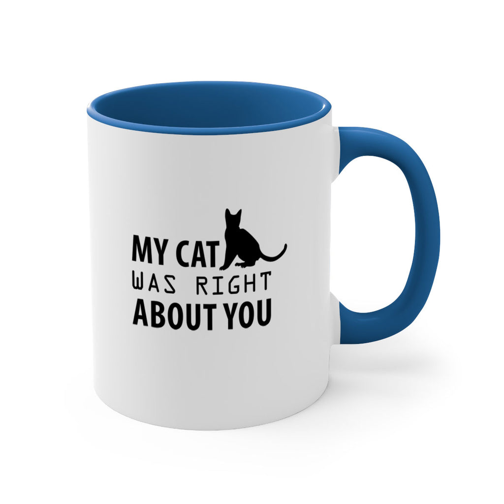 My Cat Was Right Style 72#- cat-Mug / Coffee Cup