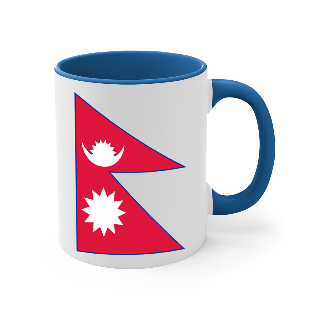 Nepal 76#- world flag-Mug / Coffee Cup