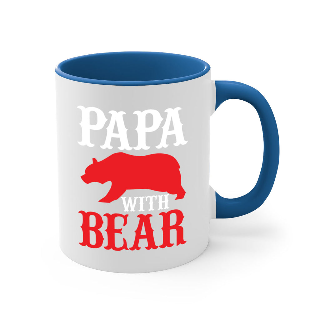 PAPA WITH BEAR 111#- grandpa-Mug / Coffee Cup