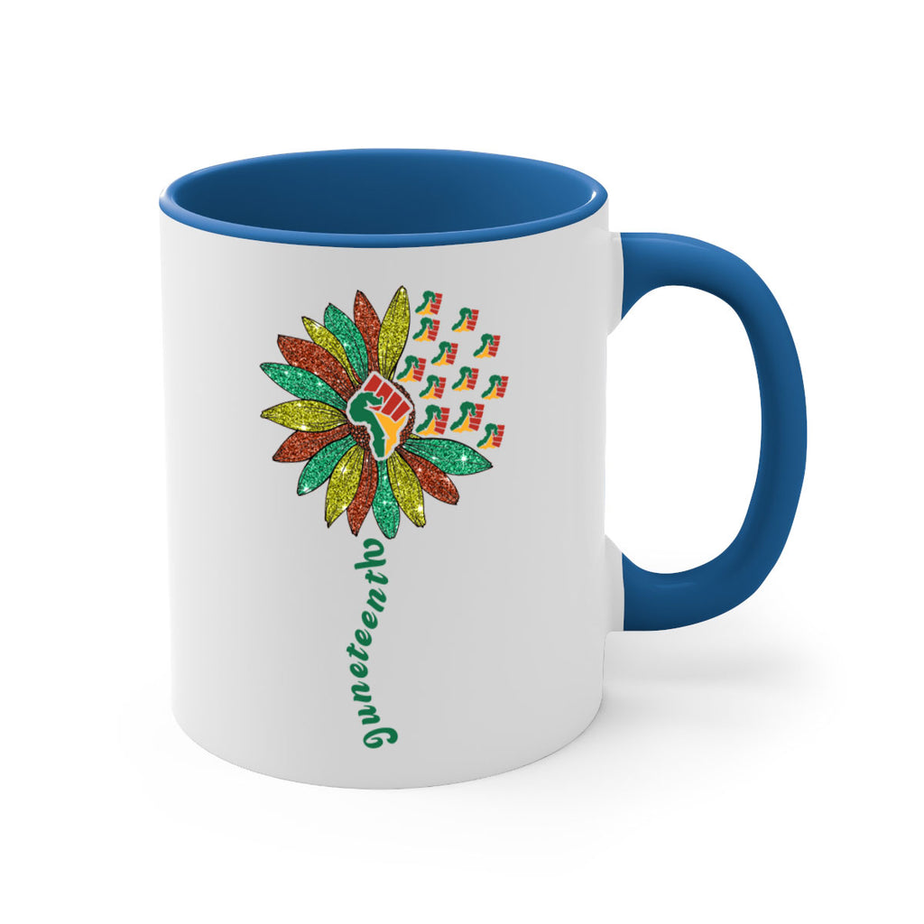 Sunflower Fist Juneteenth Black History 24#- juneteenth-Mug / Coffee Cup