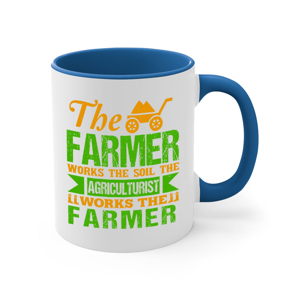 The farmers work the soil 33#- Farm and garden-Mug / Coffee Cup
