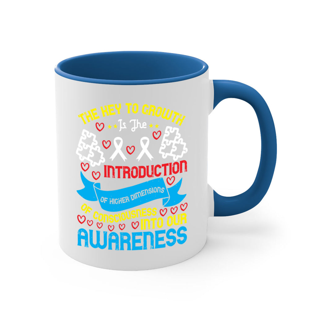 The key to growth is the introduction of higher dimensions Style 20#- Self awareness-Mug / Coffee Cup