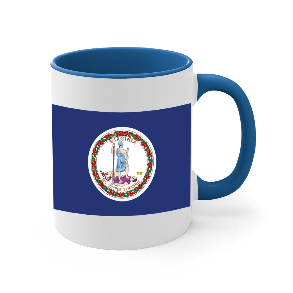 Virginia 6#- Us Flags-Mug / Coffee Cup