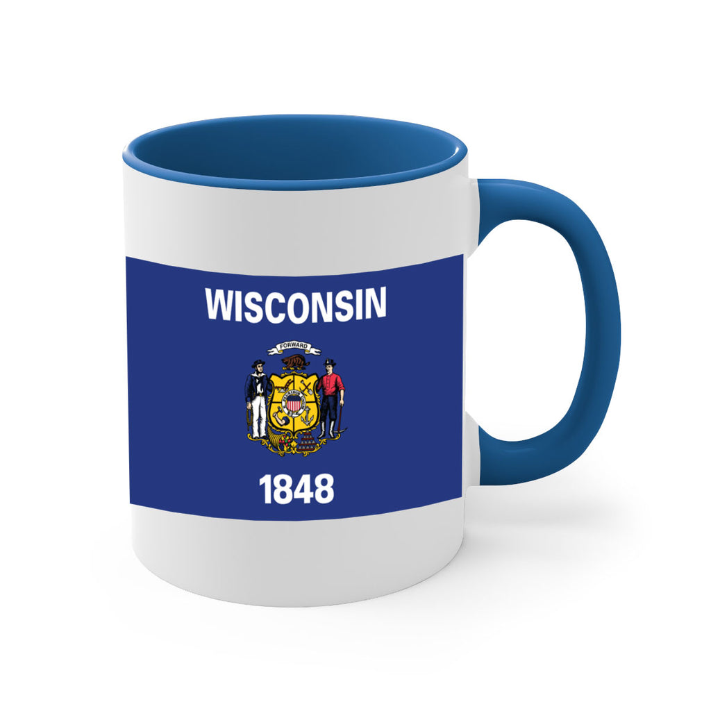 Wisconsin 2#- Us Flags-Mug / Coffee Cup