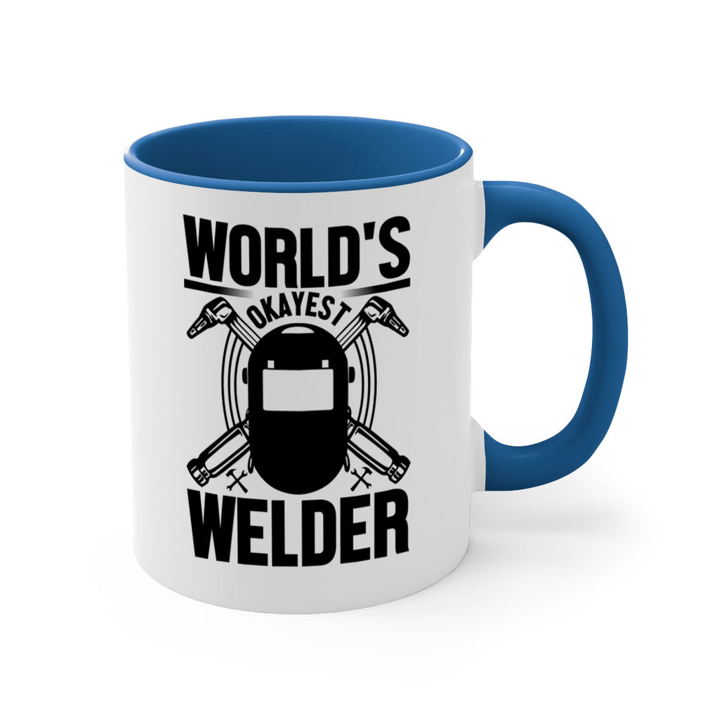 Worlds okayest Style 1#- welder-Mug / Coffee Cup