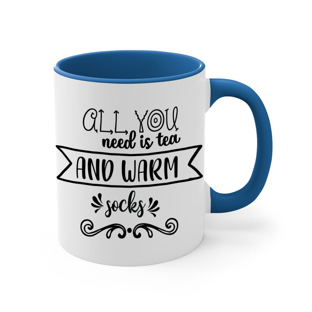 all you need is tea and warm socks style 50#- christmas-Mug / Coffee Cup