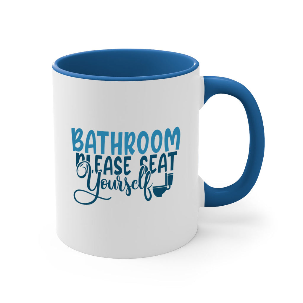 bathroom please seat yourself 92#- bathroom-Mug / Coffee Cup