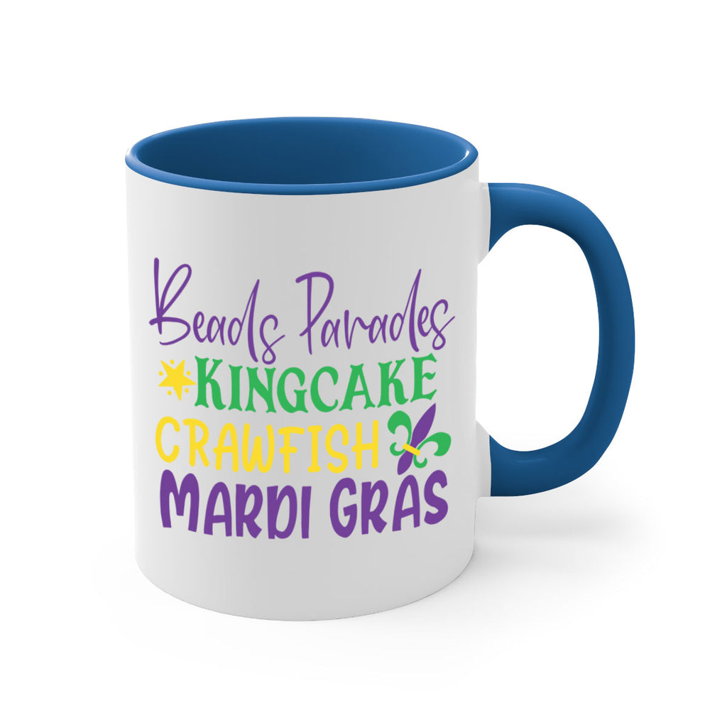 beads parades kingcake crawfish mardi gras 85#- mardi gras-Mug / Coffee Cup