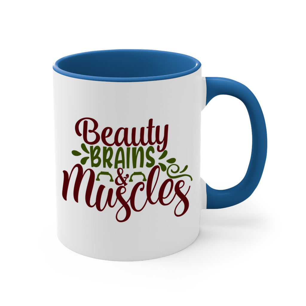 beauty brains muscles 52#- gym-Mug / Coffee Cup