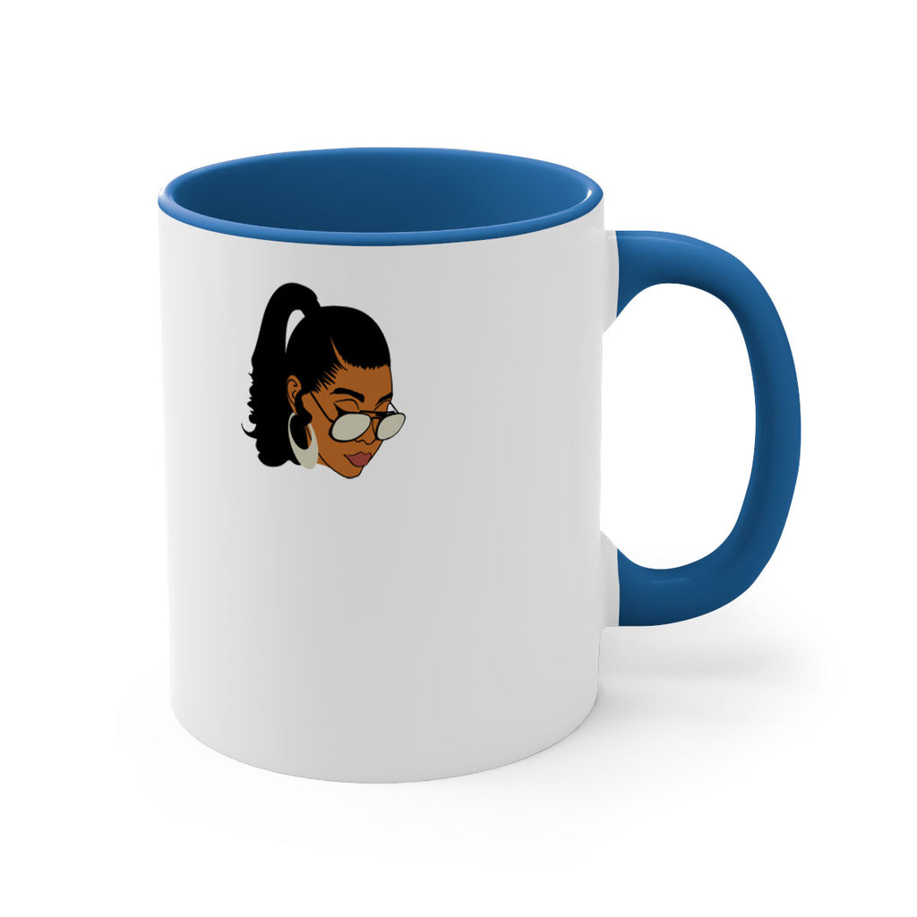 black afro 42#- Black women - Girls-Mug / Coffee Cup