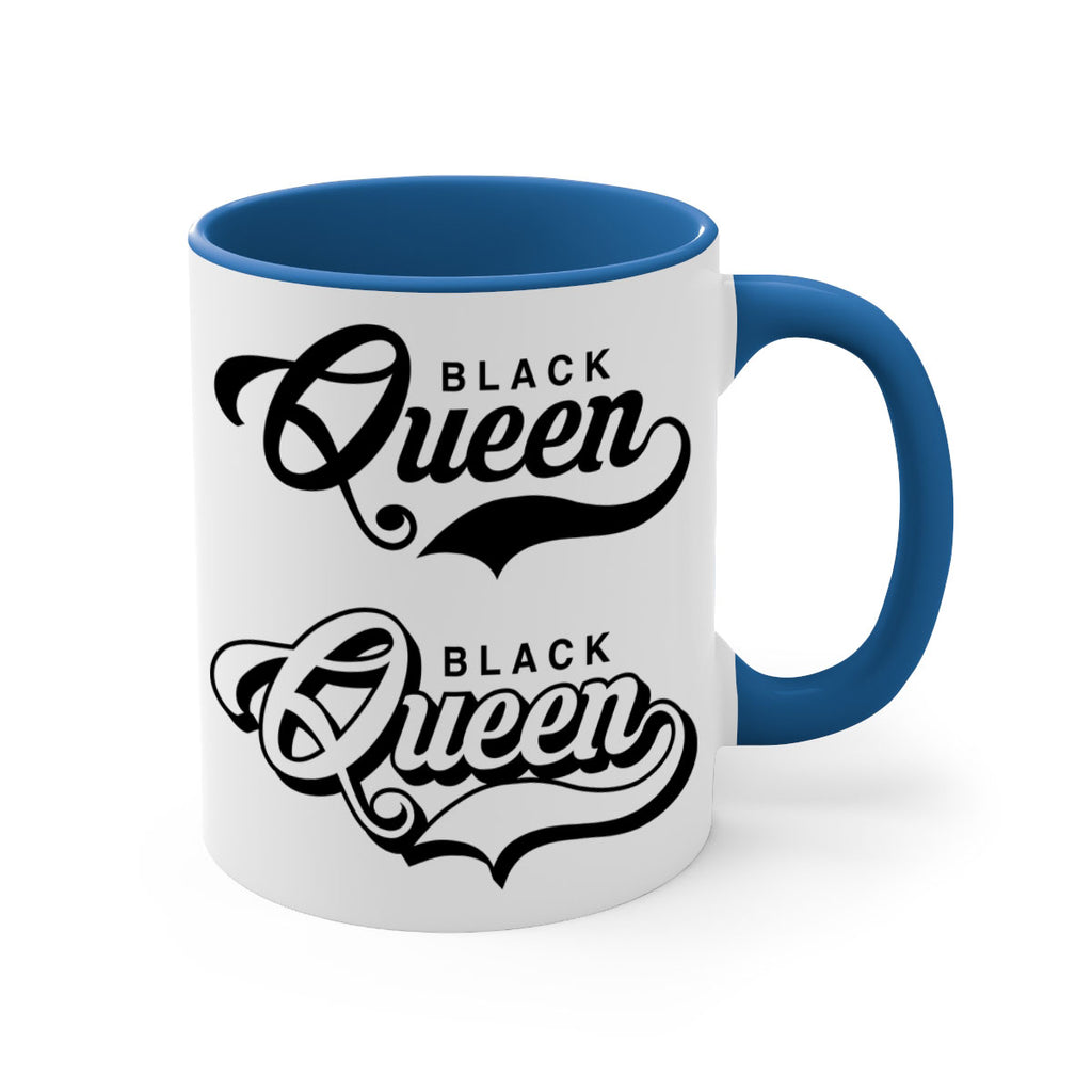 black queen 195#- black words - phrases-Mug / Coffee Cup