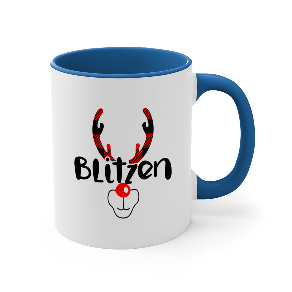 blitzen reindeer style 52#- christmas-Mug / Coffee Cup