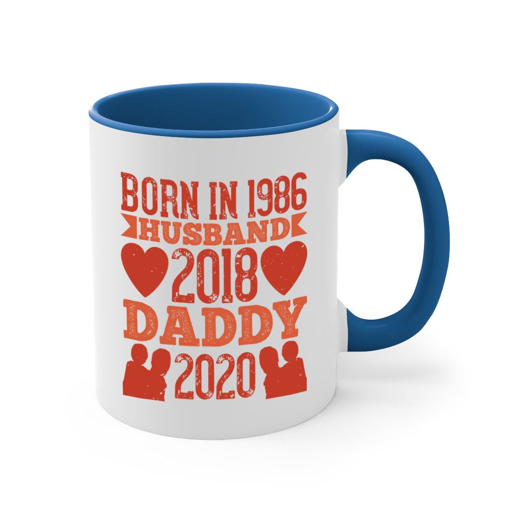 born in husband daddy 123#- fathers day-Mug / Coffee Cup