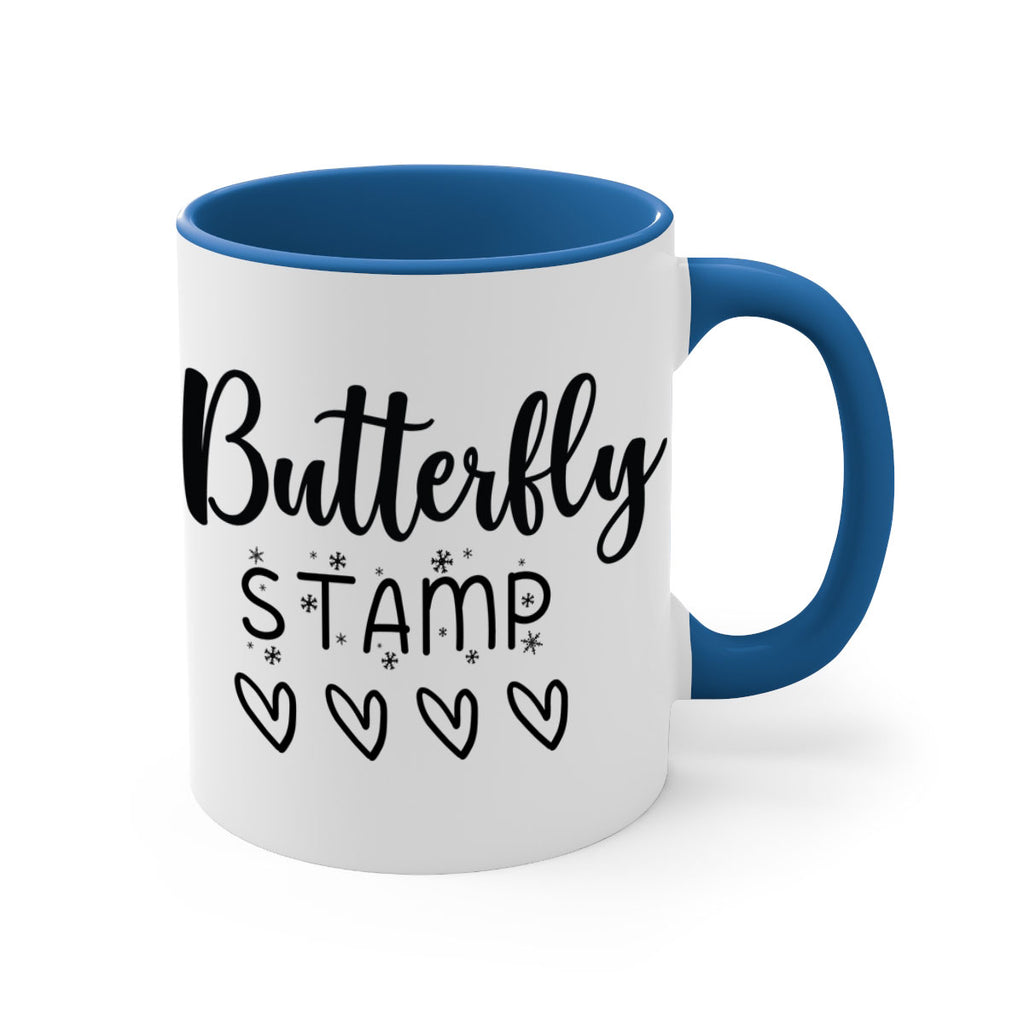 butterfly stamp style 84#- christmas-Mug / Coffee Cup