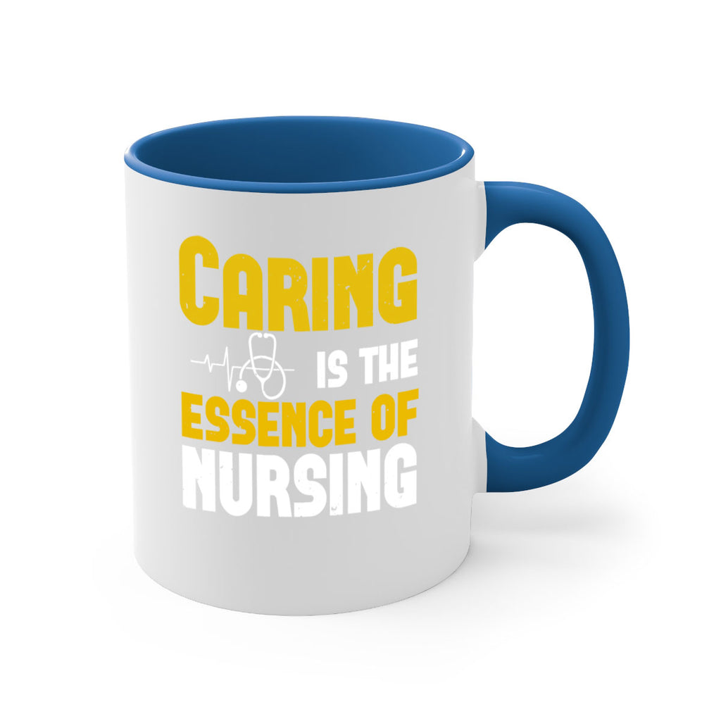 caring is the essence of Style 250#- nurse-Mug / Coffee Cup