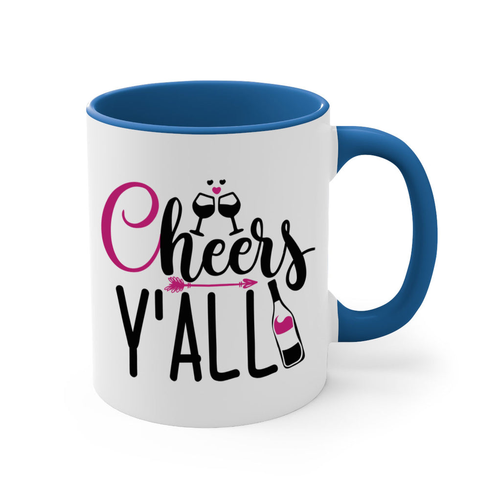 cheers yall 199#- wine-Mug / Coffee Cup