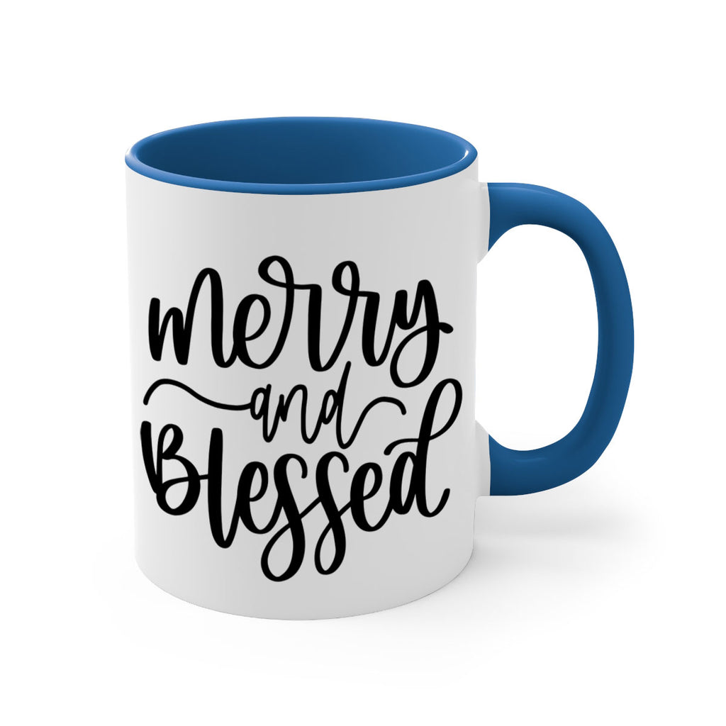 christmas ornamentsmerry and blessed 179#- christmas-Mug / Coffee Cup