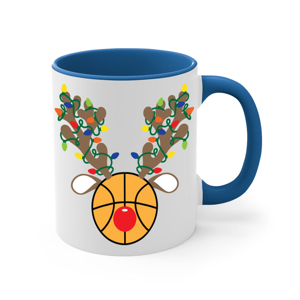 christmas reindeer antler basketball style 115#- christmas-Mug / Coffee Cup