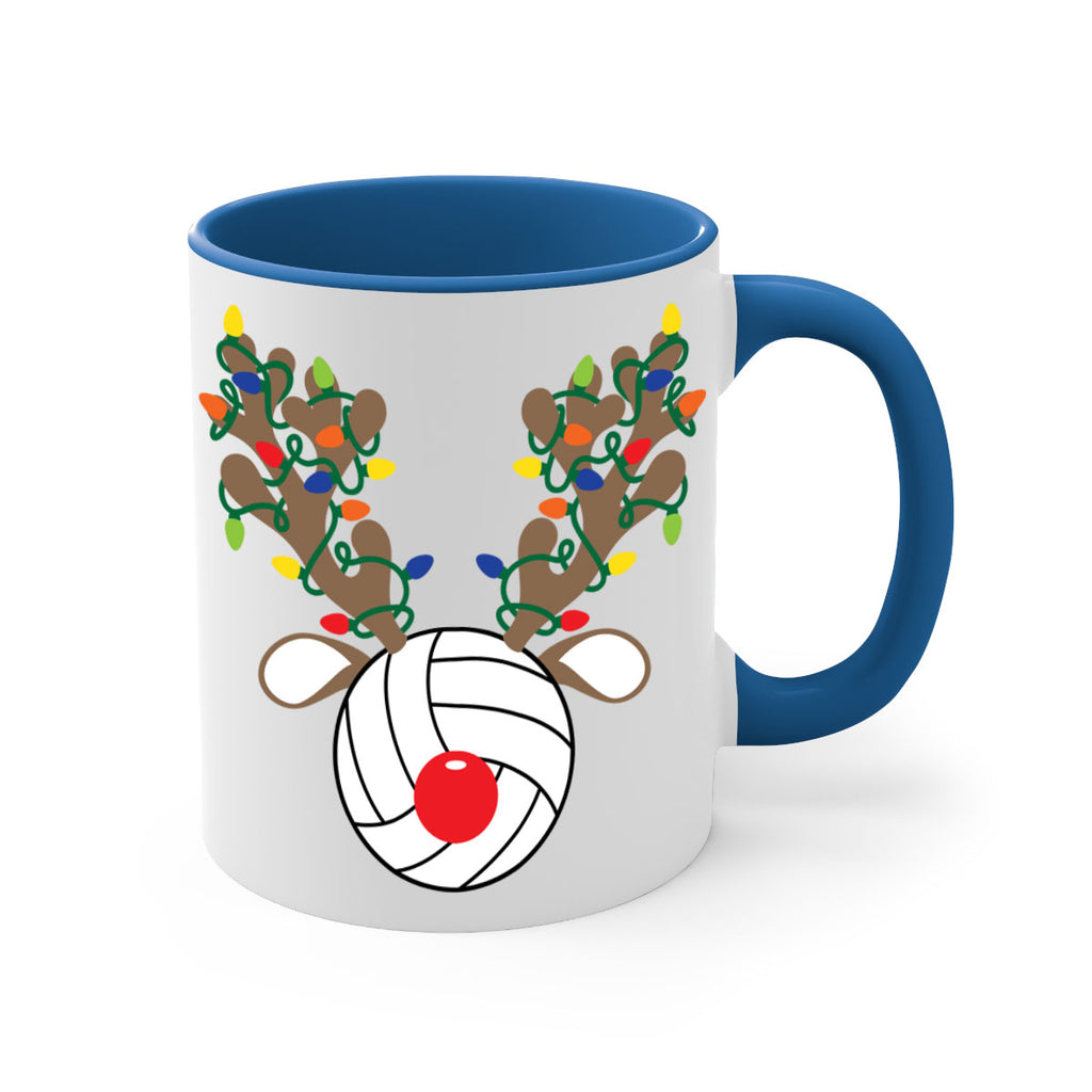 christmas reindeer antler volleyball style 121#- christmas-Mug / Coffee Cup