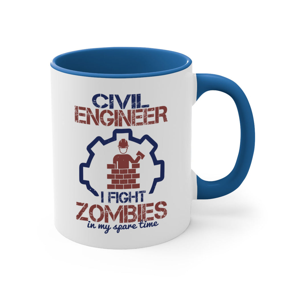 civil engineer i fight zombies in my spare time Style 25#- engineer-Mug / Coffee Cup