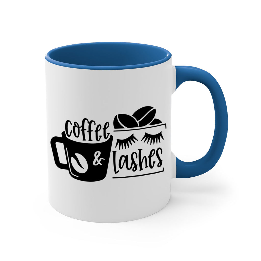 coffee lashes 176#- coffee-Mug / Coffee Cup