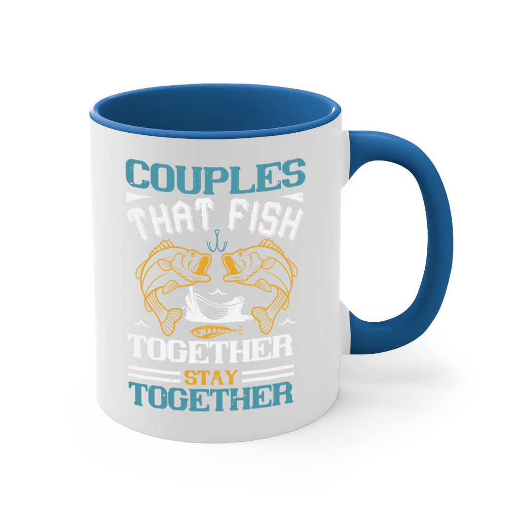 couples that fish together 169#- fishing-Mug / Coffee Cup