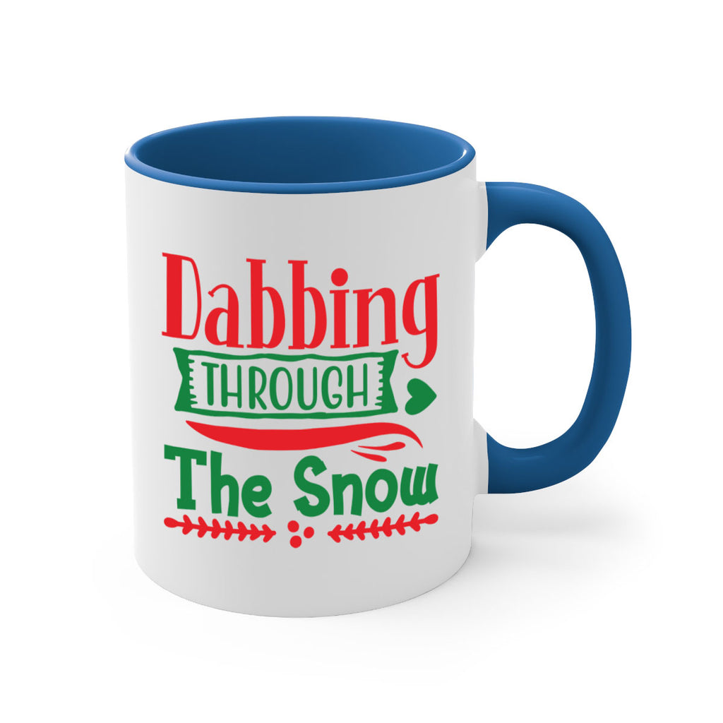 dabbing through the snow style 145#- christmas-Mug / Coffee Cup