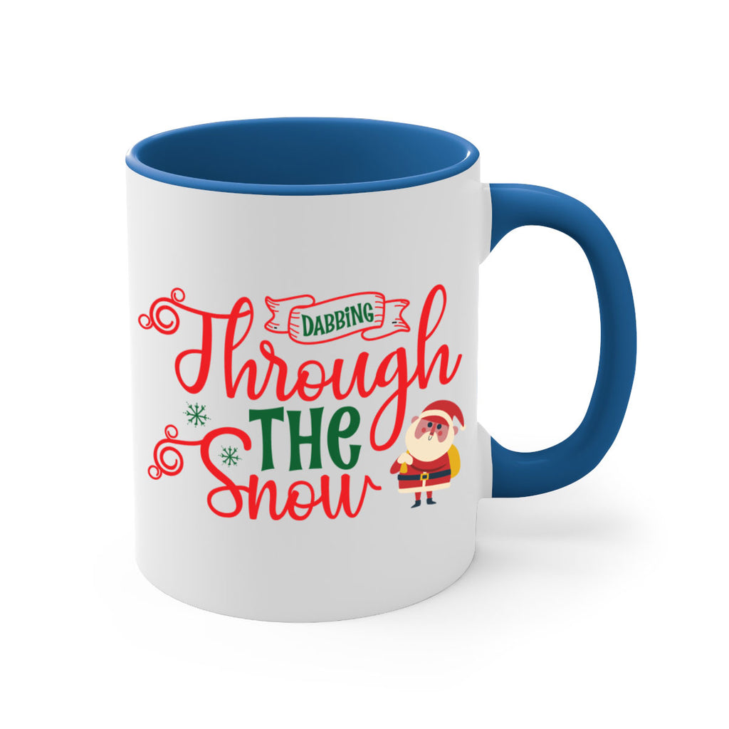 dabbing through the snow style 146#- christmas-Mug / Coffee Cup