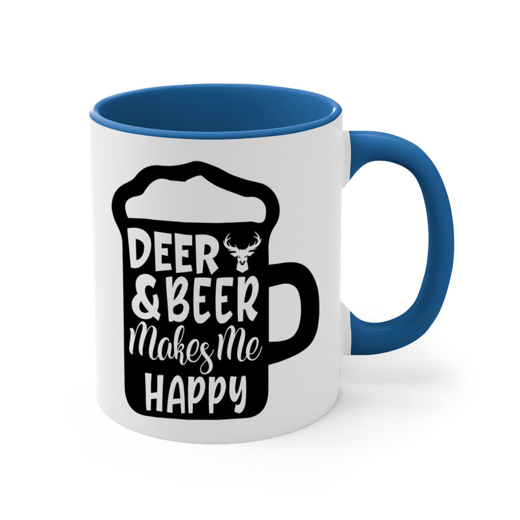 deer and beer makes me happy 17#- hunting-Mug / Coffee Cup