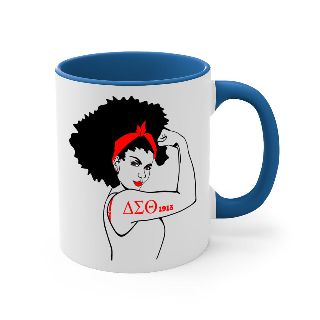 delta sigma theta 6#- black words - phrases-Mug / Coffee Cup