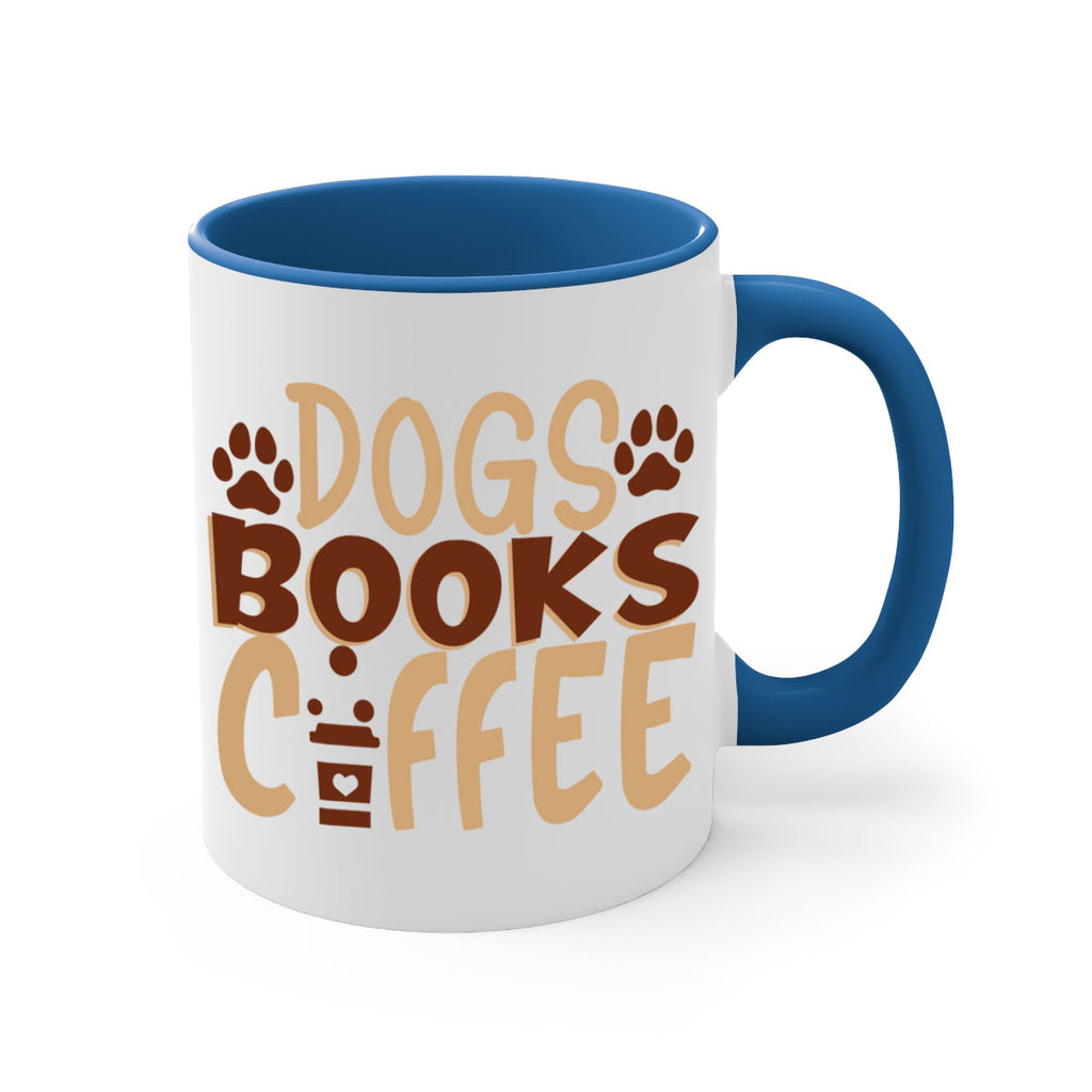 dogs books coffee 214#- coffee-Mug / Coffee Cup