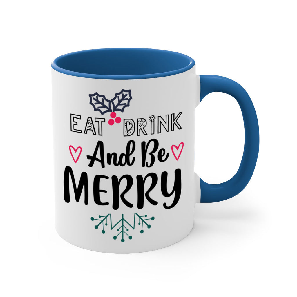 eat drink and be merry style 190#- christmas-Mug / Coffee Cup