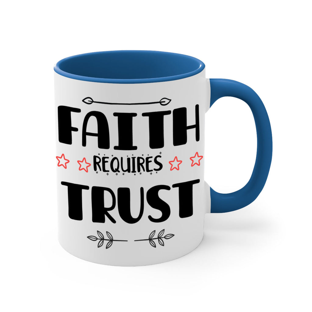 faith requires trust style 203#- christmas-Mug / Coffee Cup