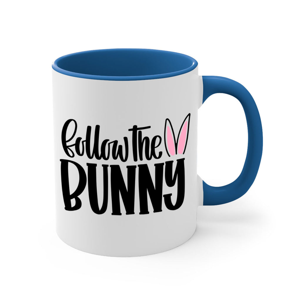 follow the bunny 44#- easter-Mug / Coffee Cup