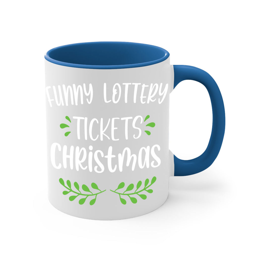 funny lottery tickets christmas style 229#- christmas-Mug / Coffee Cup