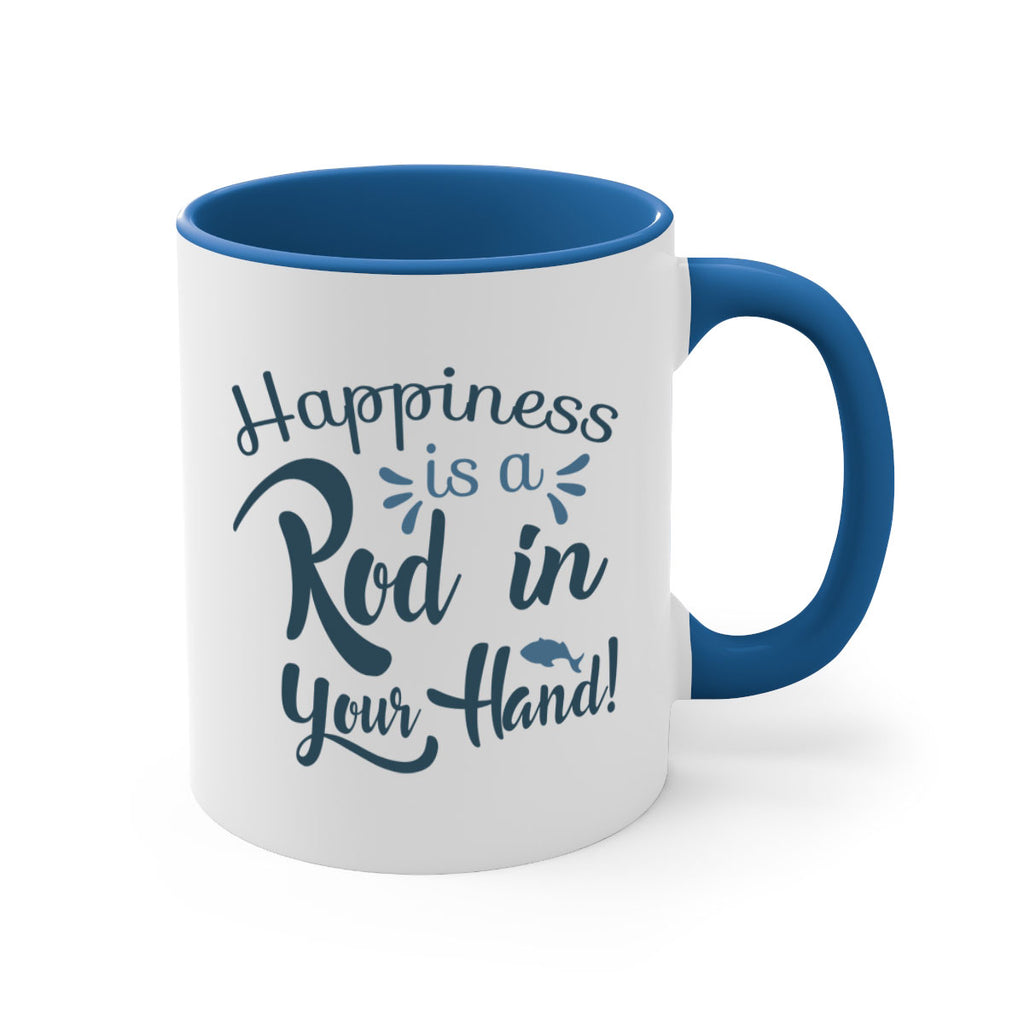 happiness is a rod 123#- fishing-Mug / Coffee Cup