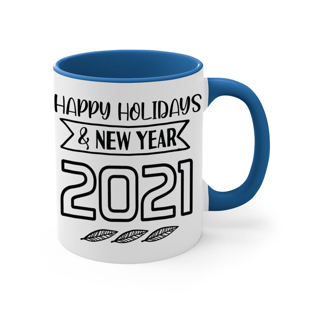 happy holidays new year style 258#- christmas-Mug / Coffee Cup