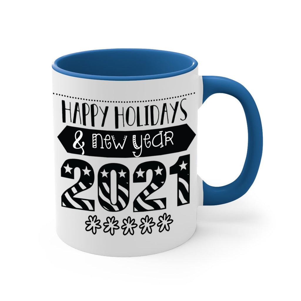 happy holidays new year style 259#- christmas-Mug / Coffee Cup