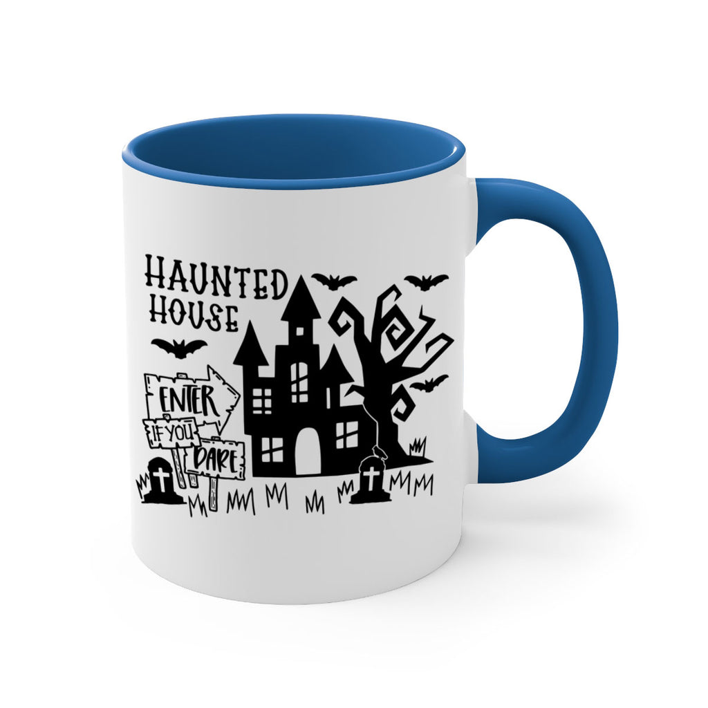 haunted house enter if you dare 60#- halloween-Mug / Coffee Cup