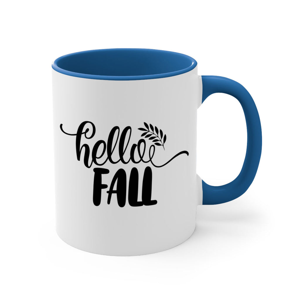 hello fall 54#- thanksgiving-Mug / Coffee Cup