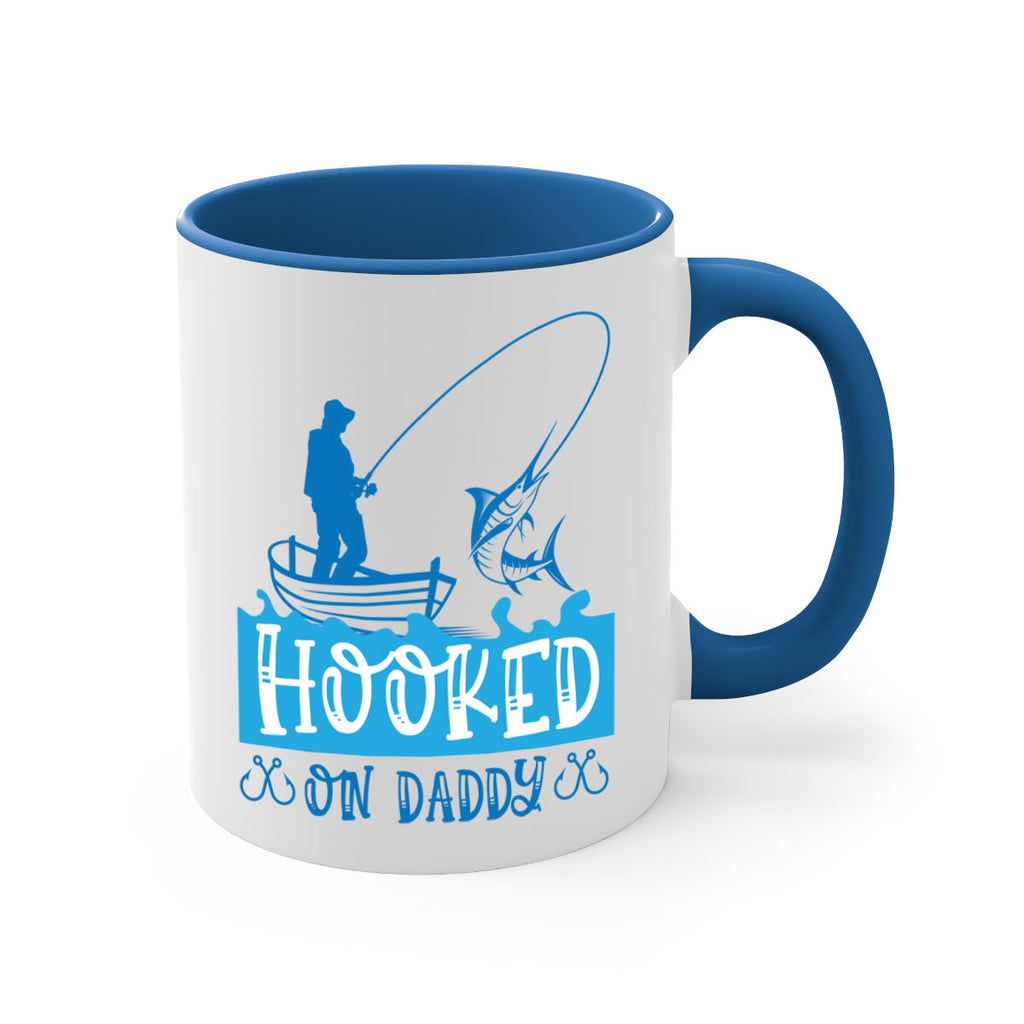 hooked on daddy 218#- fishing-Mug / Coffee Cup