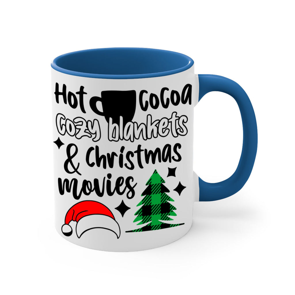 hot cocoa cozy blankets and christmas movies style 310#- christmas-Mug / Coffee Cup
