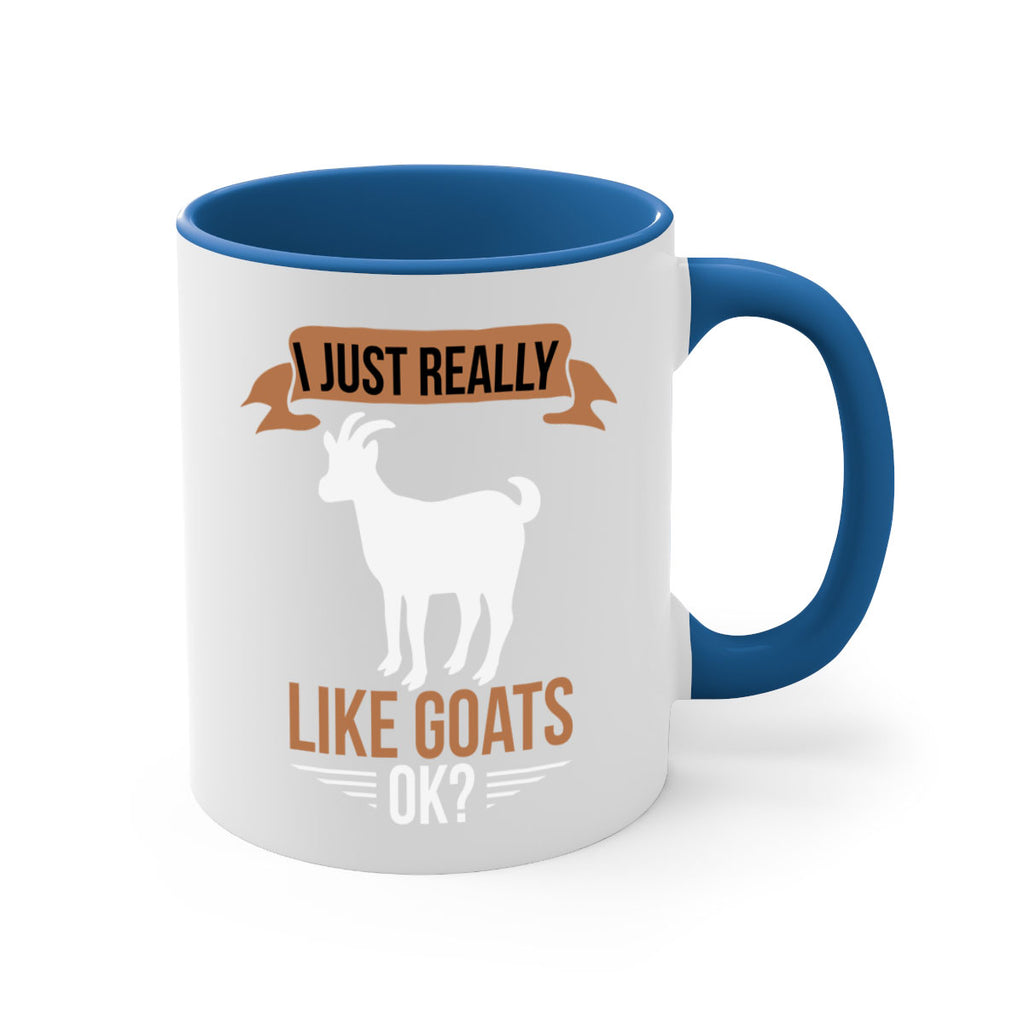 i just really like goats ok Style 3#- goat-Mug / Coffee Cup